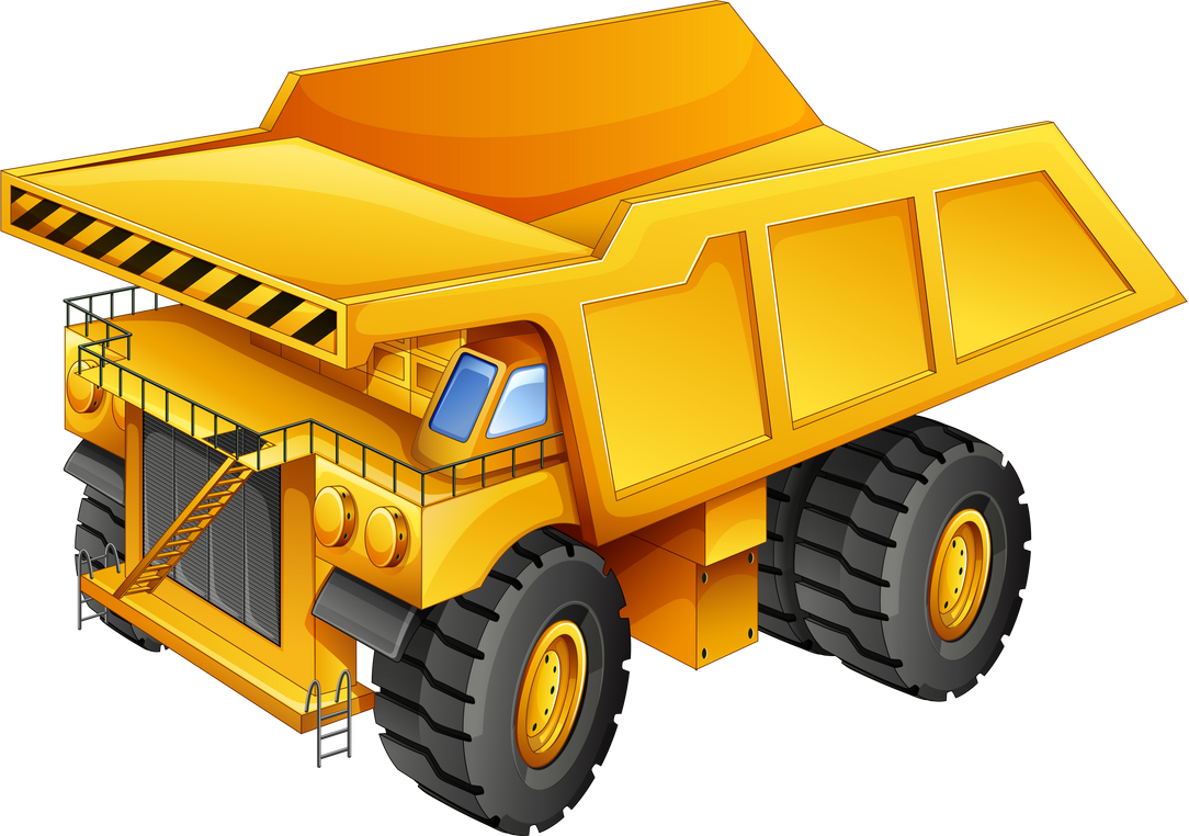 Yellow Mining Truck